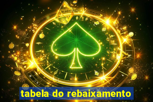 tabela do rebaixamento